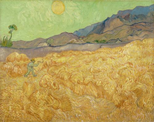 Wheat Fields with a Reaper
