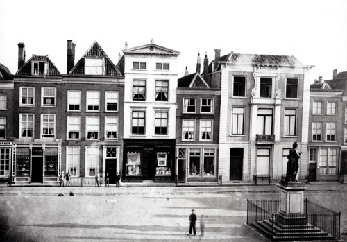 Scheffersplein: the market square in Dordrecht