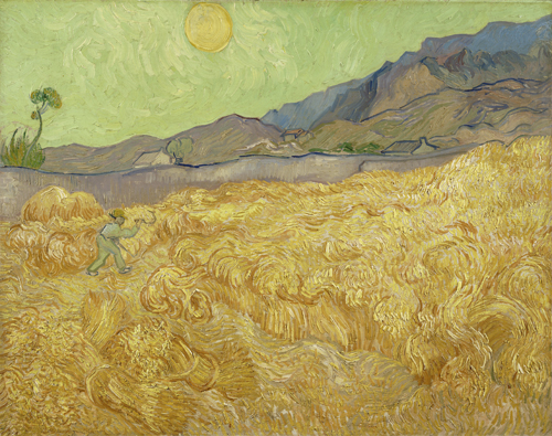 Wheat Fields with a Reaper