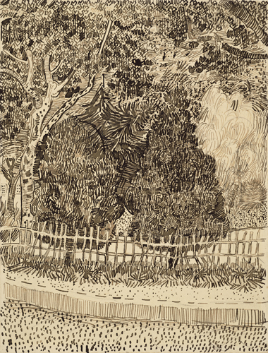 Public Garden with Fence