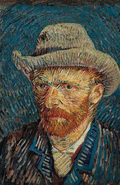 Van Gogh's Self-Portrait with Grey Felt Hat